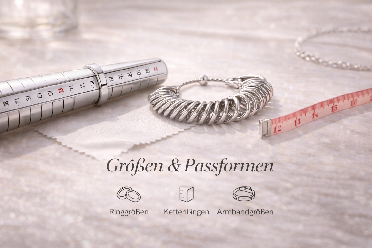 Armbandgrößen richtig messen