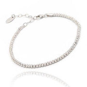 Feines Kugelarmband aus 925 Sterling Silber mit Verlängerung