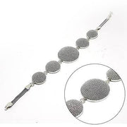 Telkari Armband aus 925 Silber mit abgestuften runden Elementen im Orient-Look.
