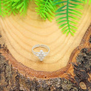 Verstellbarer Telkari-Ring Bereket Rosette aus 925 Silber, filigranes orientalisches Design