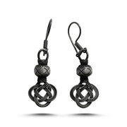 Kazaziye Ohrhänger aus 925 Silber in Knotenoptik, wahlweise hell oder oxidiert