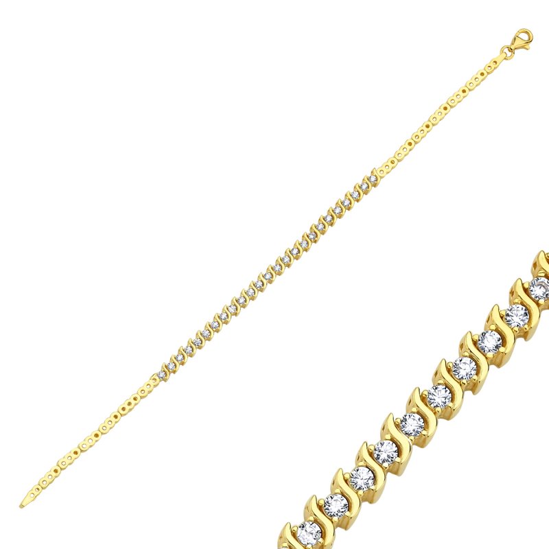 Yasmin Cascade – CZ 4er Schmuckset im Orient-Stil