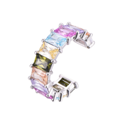 Rainbow Silver – Verstellbarer Ring