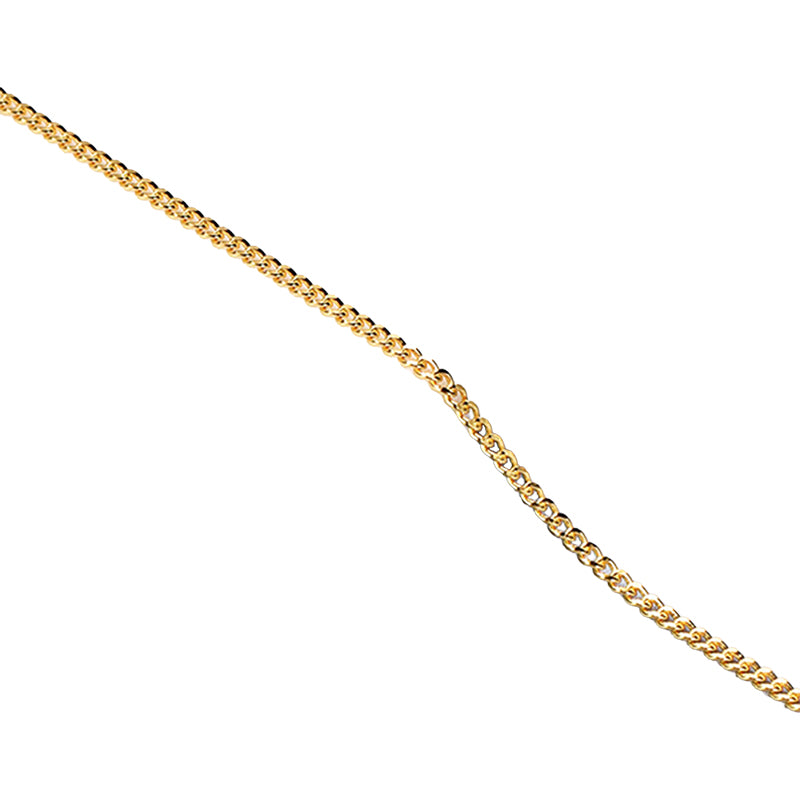 Pearl-Kette aus 925 Sterling Silber, 40 cm + 5 cm verlängerbar, poliert, wahlweise rhodiniert oder 18K vergoldet.