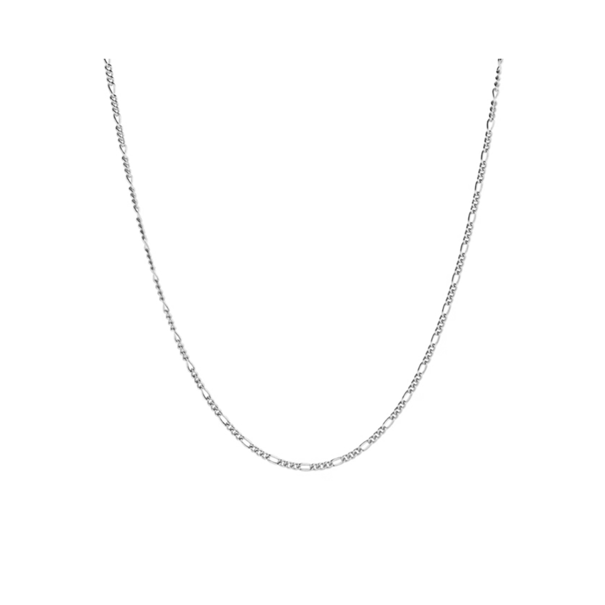 Zarte Spiral-Kette aus 925 Silber, poliert, gedrehte Gliederstruktur, wahlweise rhodiniert oder vergoldet, ideal für Layering-Looks.