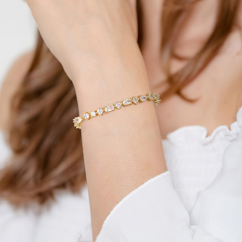 Mosaik – Tennisarmband