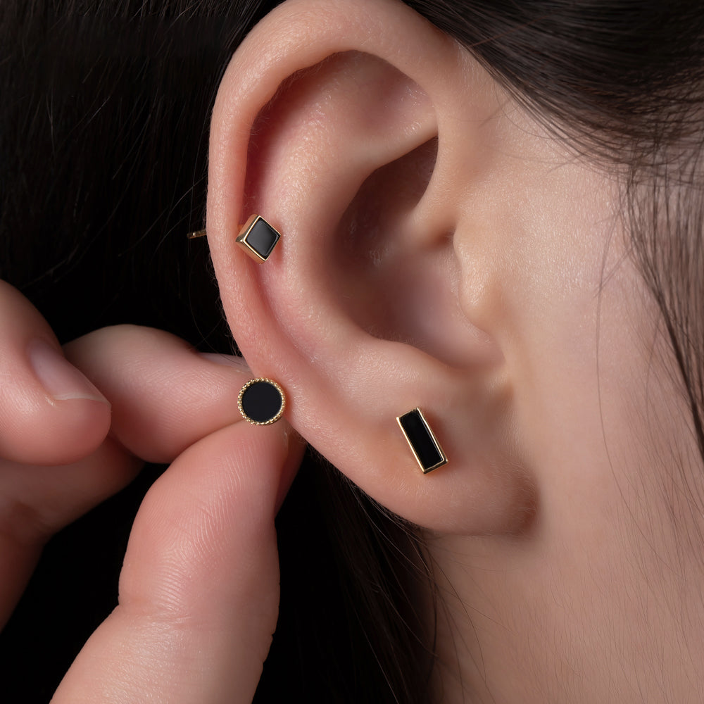 Noir – 6er Set Ohrstecker
